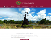 The UPOU OUR home page